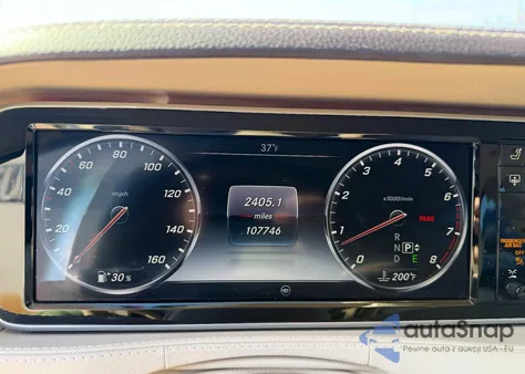 2015 Mercedes-Benz S 550 из США, поврежденный, VIN WDDUG8CB9FA159231